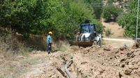 Hark Mahallesi’nin 2 bin metrelik yeni içme suyu hattında sona gelindi