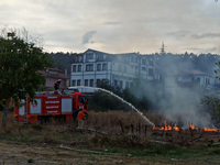 Ulucami Mahallesi'nde Anız Yangınına Hızlı Müdahale