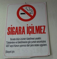 İşte Sigara Yasağına Titizlikle Uyan İlçe