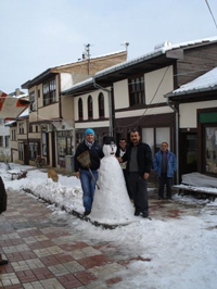 Çarşı Esnafından Kardan Adam