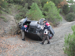 Göynük Taraklı Yolunda Trafik Kazası:2 Yaralı