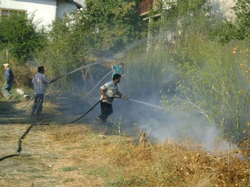 Boş Arsada Ot Yangını