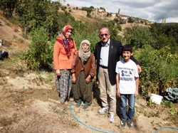 Aksu Köyündeki Gazi Kızına Ziyaret