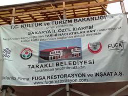 Hacıatıflar Hanı Restorasyonu Devam Ediyor