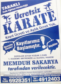 Ücretsiz Karate Kursu Açıldı