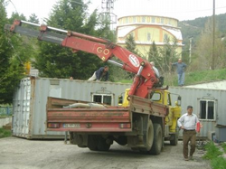 Deprem Konteyneri Yeri Değişirildi