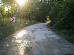 Taraklı-Gölpazarı Yolu Çukur Dolu