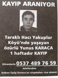 10 gündür KAYIP