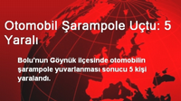 Otomobil Şarampole Uçtu:5 Yaralı