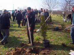 SP Taraklı Teşkilatı Erbakan Hoca için Hatıra Ormanı Kurma Programına Katıldı