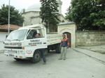 Yunuspaşa camii bahçesinde Oturma bankları yenilendi.