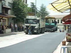 Ankara Caddesinde Asfaltlama Başladı.