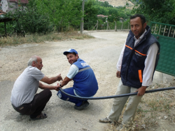 SASKİ Taraklıda İlk Su Bağlantılarını Yapmaya Başladı