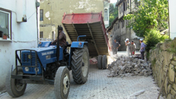 Havalar Isındı Parke Çalışmaları Başladı