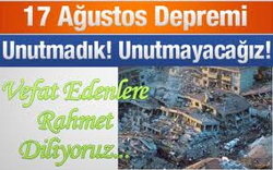 Marmara Depreminin 15.Yılı