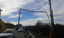 Taraklı-Geyve Karayolunda Çöken Yol’da Bakım