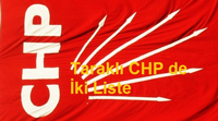 Taraklı CHP de İki Liste