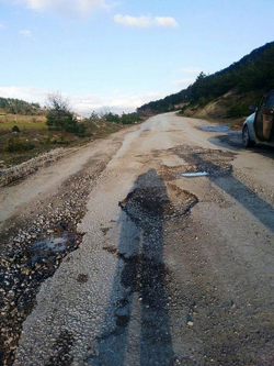 Hark –Tuzla Mahallesi Yolu Çukur Dolu