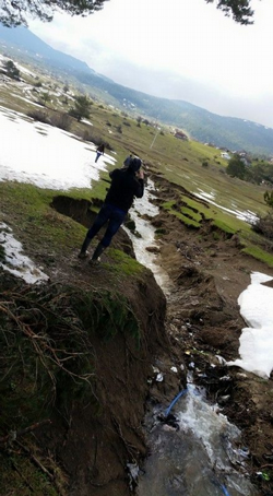 Aşırı Yağışlar Yaylada Meralara Zarar Verdi.