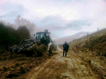 Hacıyakup Bayır Mahallesi’n de yol Onarım çalışması