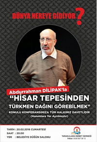 Taraklı'da Abdurrahman Dilipak Konferansı 