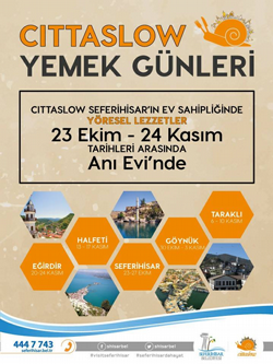 Cıttaslow Yemek Günleri Tanıtımında Göynük Mutfağı Rüzgarı Esiyor