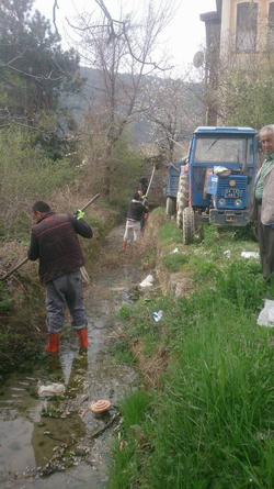 Ve Değirmen Suyu Deresi Temizleniyor