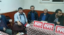 AK Parti İlçe Başkanı Erdal Özen :Taraklı EVET Diyor  dedi.