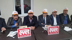 AK Parti İlçe Başkanı Erdal Özen :Taraklı EVET Diyor  dedi.