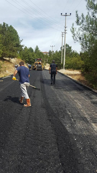 Okul Yolu Asfaltlandı