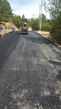 Okul Yolu Asfaltlandı