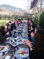 Özel Ada mektep Anadolu Lisesi öğrencileri Taraklıyı gezdi.