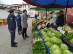 KAYMAKAM KÜÇÜK HALK PAZARINDA DENETİMLERE KATILDI