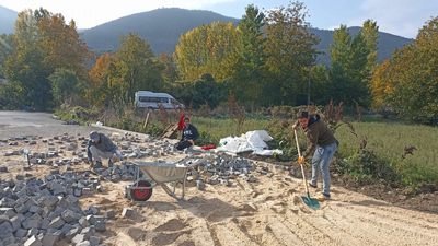 Taraklı'da Parke Çalışmaları