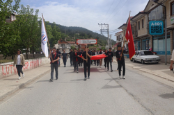 Gençlik yürüyüşü yapıldı